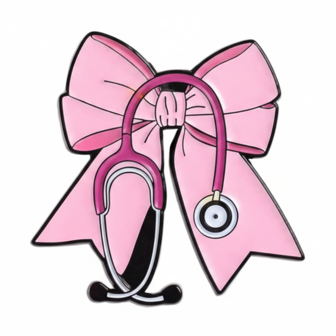 Stethoscope with Pink Bow