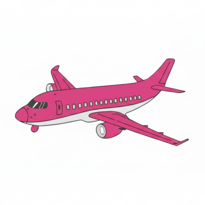 Pink Airplane