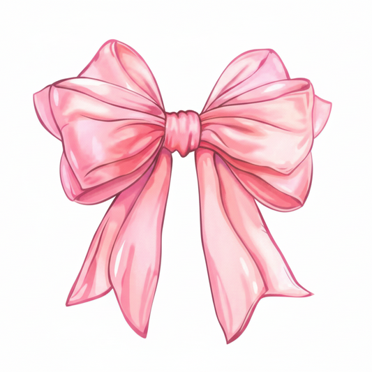 Ruffled Pink Bow